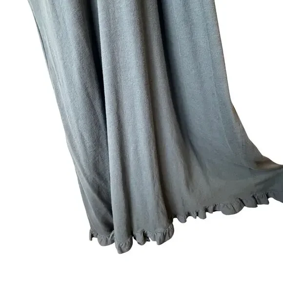 NWT Velvet by Graham & Spencer Halter Dress Blue Cotton Silk Trim Size L Western - Picture 10 of 11